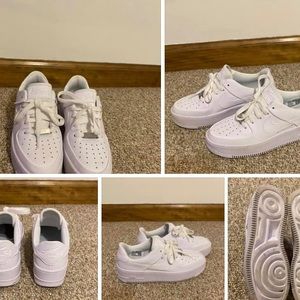Women’s 6.5 Nike Air Force 1 sage shoes